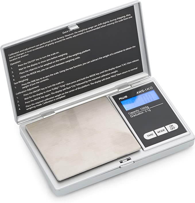 AWS Signature Digital Scale (AWS-1KG) | 1000x0.1g | Silver product image